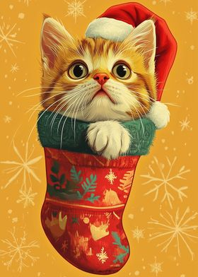 Cute Christmas Cat