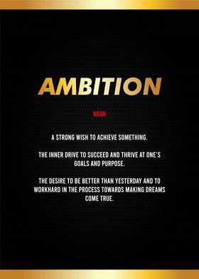 ambition definition