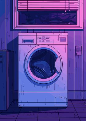 Washing Machine Retro