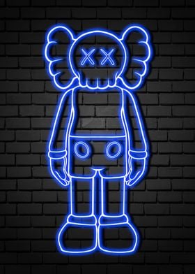 Neon kaws