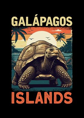 Vintage Galapagos Tortoise