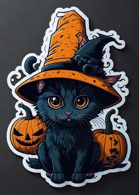 Cute Halloween Cat