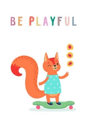 Be Playful Squirrel Skate