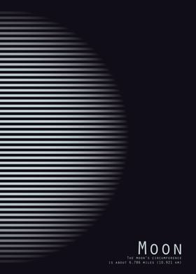 Optical illusion Moon