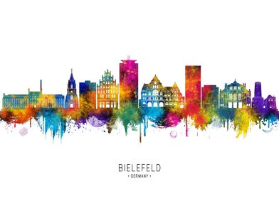 Bielefeld Germany Skyline