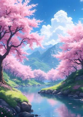 Anime Japan Cherry Blossom