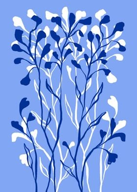 Blue gentle plants