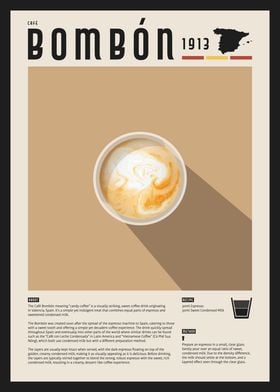 Cafe Bombon Coffee Poster