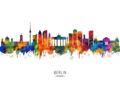 Berlin Germany Skyline