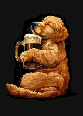 Golden Retriever Beer