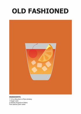 old fashioned cocktail 