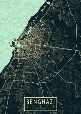 Benghazi City Map Summer