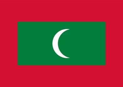 Maldives National Flag