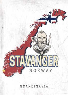 Stavanger Norway City Map