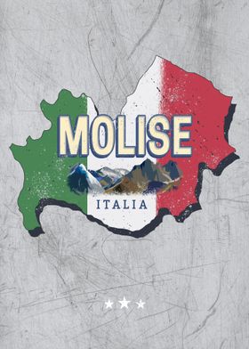 Molise Italy Region Map