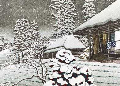 Snow at Ichinokura 