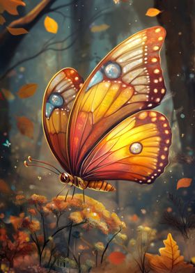 Dreamy Butterfly Scene