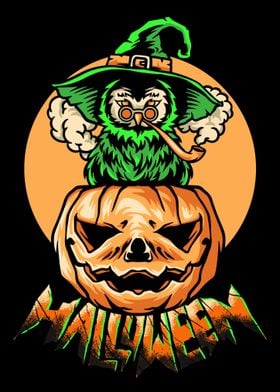 Halloween Owl Pumpkin