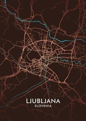 Ljubljana City Map