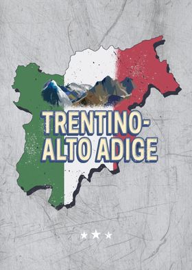 Trentino South Tirol Map