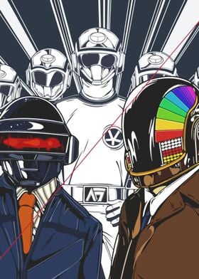 Daft Punk retro