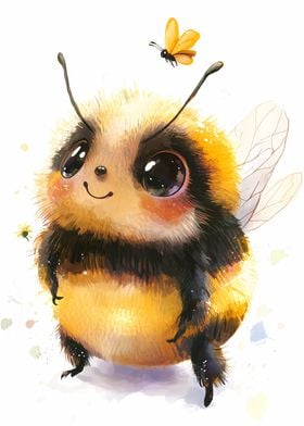 Watercolor Bee