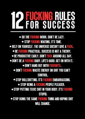 12 Rules For Success