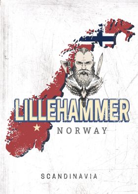 Lillehammer Norway Map