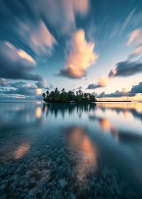 Tuamotu Island Sunset