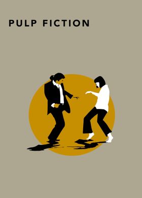 Pulp fiction dance print