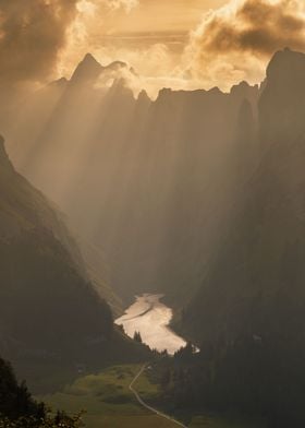 Swiss Alps Cloud Burst 