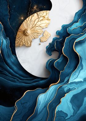 Kintsugi Cosmic Bloom