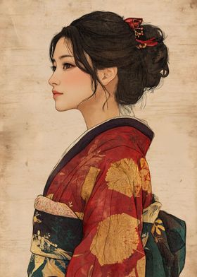 Portrait Kimono