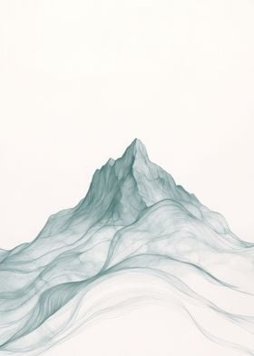 Abstract mountain