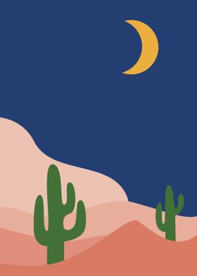 Lonely Night in the Desert