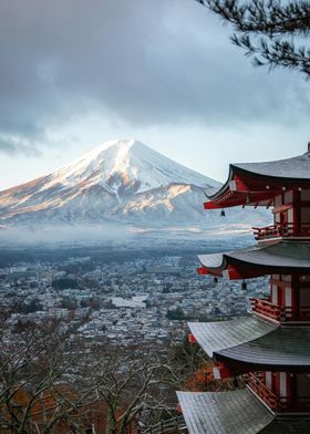 fuji japan temple