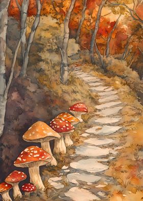 Enchanted Autumn Path