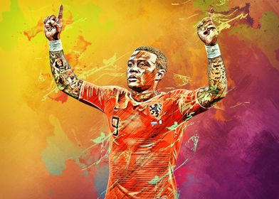 Memphis Depay Colorful