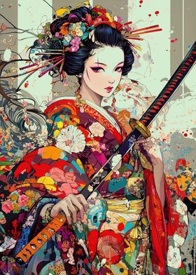 Geisha Japan Samurai 