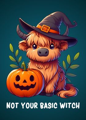 Halloween Highland Cow