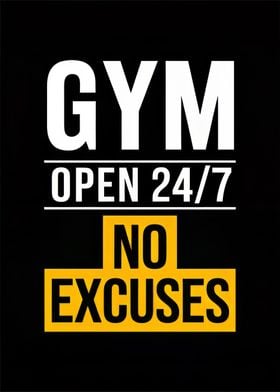 Gym Motivation Poster