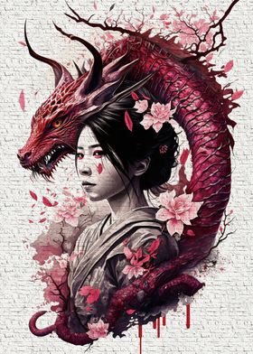 Geisha dragon