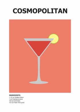 cosmopolitan cocktail prin