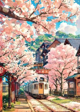 Japan Landscape Sakura