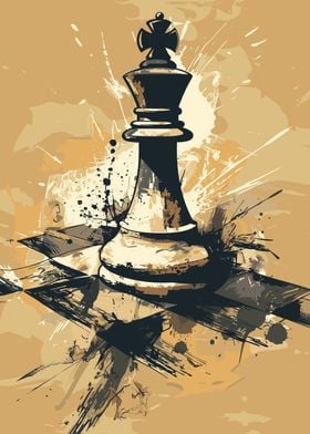 Chess Piece Illustration