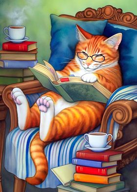 Coffee Books and Paws