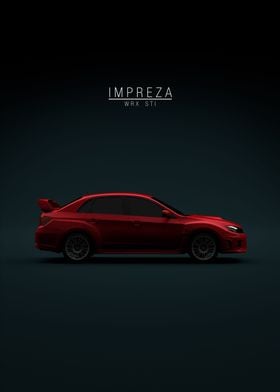 Impreza WRX STi 2011 Red