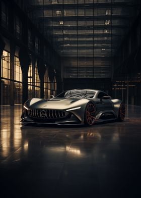 Futuristic Fast Mercedes