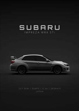 Impreza WRX STi Grey Specs