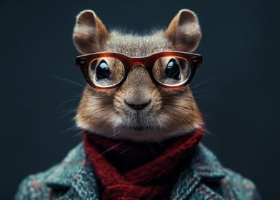 Stylish chipmunk Animal